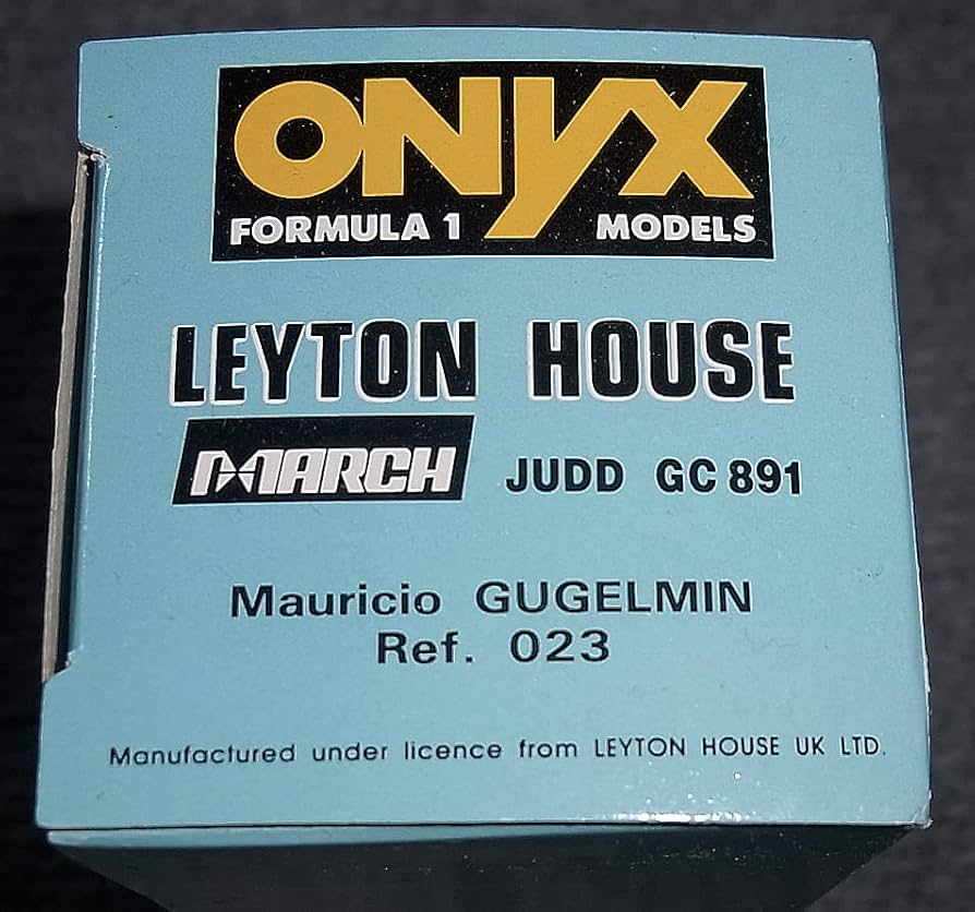 ONYX F1 ミニカー　レイトンハウス　ジャッド　GC891 送料無料 ONYX オニキス F1 FORMULA 1 MODELS レイトンハウス